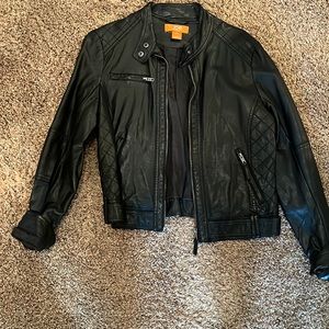 Joe Fresh faux leather medium women's jacket
